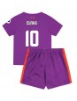 Wolves Matheus Cunha #10 Ausweichtrikot für Kinder 2024-25 Kurzarm (+ Kurze Hosen)